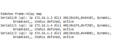 show frame relay map Refer To The Exhibit The Command Show Frame Relay Map Has Been Issued On Router R1 What Is True About The Result Div Img Src Https Skillset S3 Amazonaws Com Img Question 43333 54d0037f 7a50 42c8 B3be 4a7a0a0009b0 Div Skillset show frame relay map